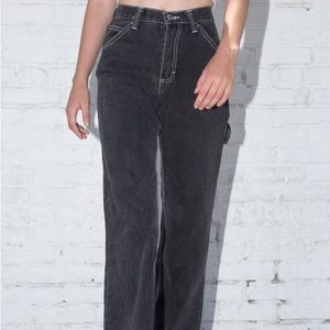 John galt Brandy Melville Blsck Cristina Jeans white stitching size S